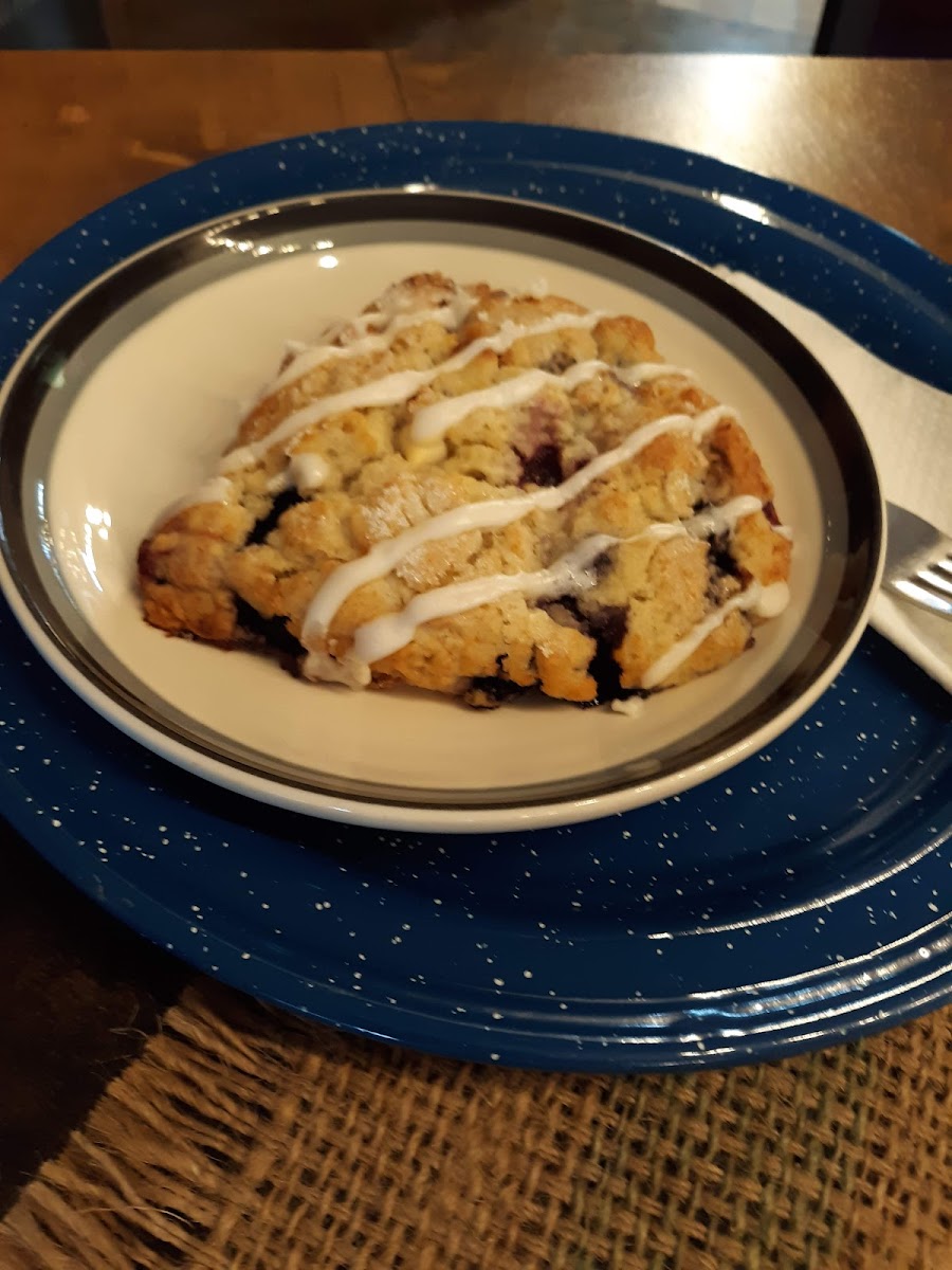 Scone on Plate