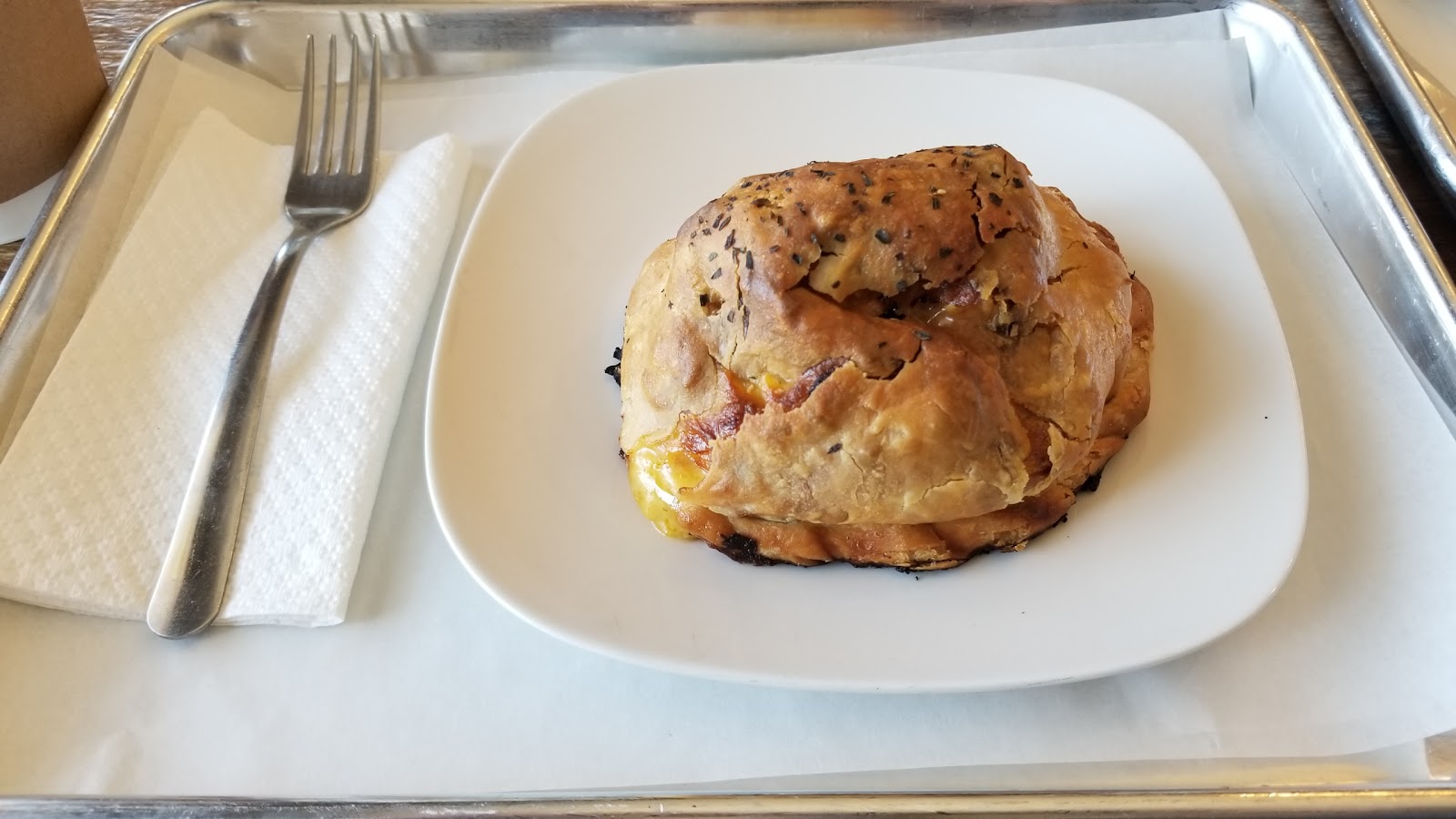 Hand pie with Fork
